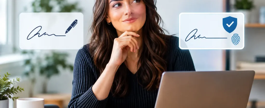 Assinatura simples ou avançada: qual escolher?